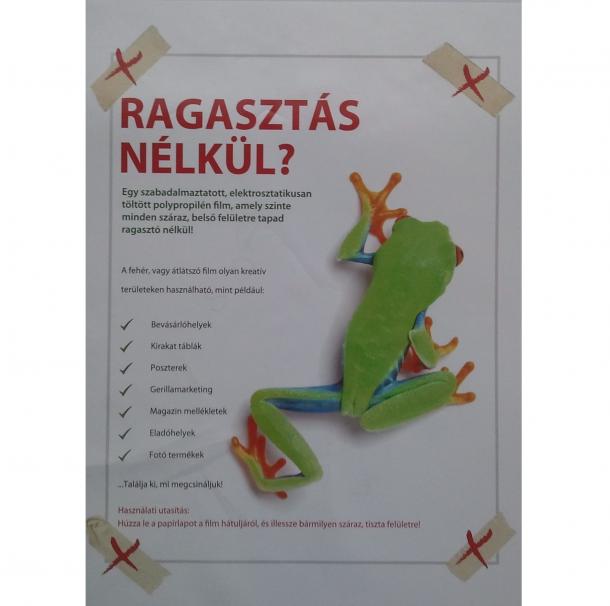 Elektrosztatikus plakát