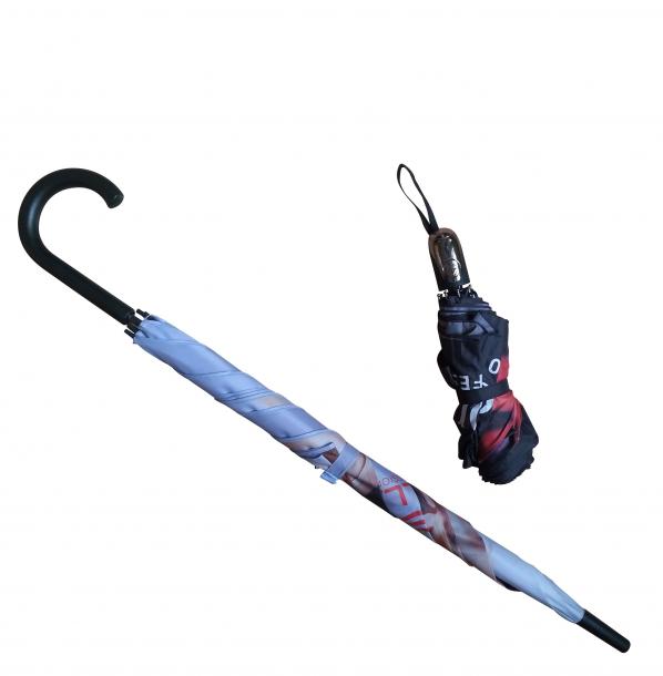 Esernyő teljes felületen nyomva